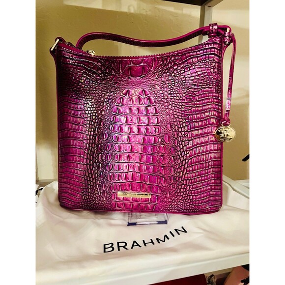 Brahmin Handbags - Brahmin Katie Hyacinth 🪻 Melbourne 🧜‍♀️Leather Crossbody NWT